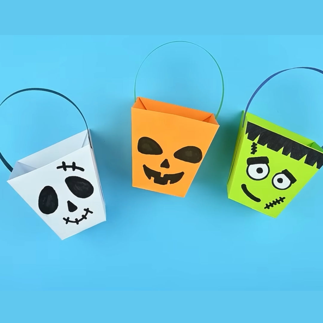 DIY MONSTER BASKET AND CANDY HUNT