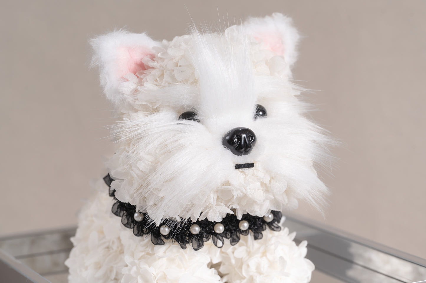 Floral Terrier Dog | White Assortment