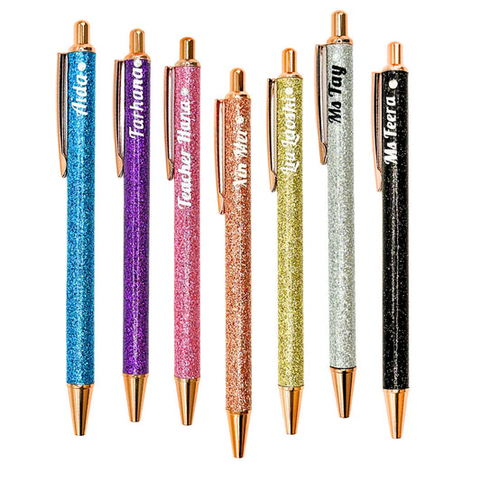 Glitter Guru Personalised Pens